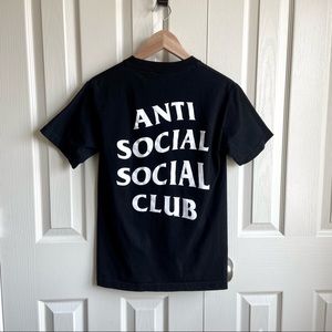 Anti social social club T-shirt Black Small S